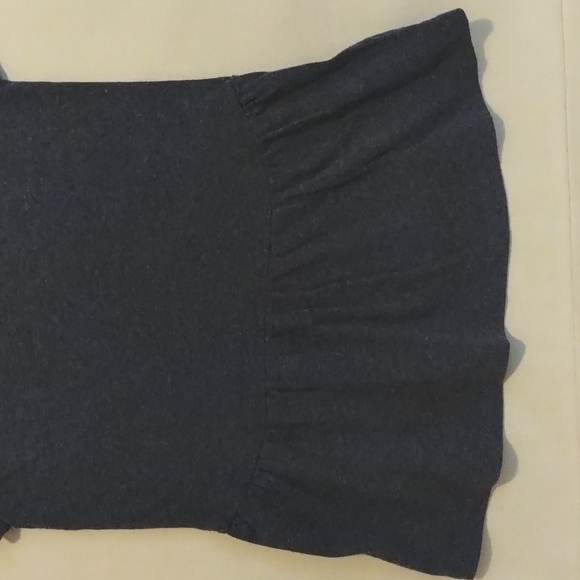 Little Girls Paris love France tee Eiffel tower size S Hanes grey lightweight - Picture 5 of 5